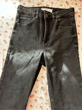 Garage Black High-Rise Slim Jeans